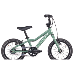 14" letv�gts alu b�rnecykel ACADEMY GRADE 2 Belt - med remtr�k - olivengr�n
