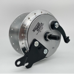 Bagnav 3 gear Sturmey Archer XL-RD3 90 mm tromlebremsenav - 36 huller - s�lv