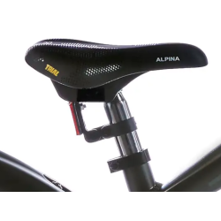 16"  Alpina Trial drengecykel aluminium ramme, fodbremse - space mat sort