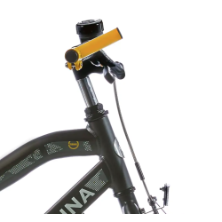 16"  Alpina Trial drengecykel aluminium ramme, fodbremse - space mat sort