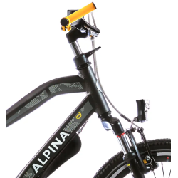 20" Alpina Trial drengecykel i aluminium, fuldt udstyret - space mat sort