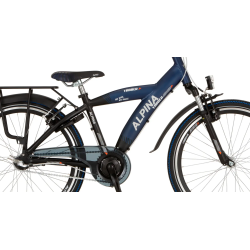 Alpina Yabber 26" drengecykel med 3 gear og fodbremse - bl�/sort