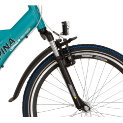 Alpina Yabber 26" drengecykel med 3 gear og fodbremse - bl�gr�n/sort