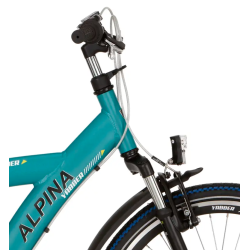 Alpina Yabber 26" drengecykel med 3 gear og fodbremse - bl�gr�n/sort