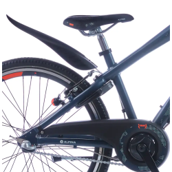 24" Alpina Trial drengecykel � 3 gear, fordbremse - bl�gr�