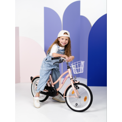 Alpina Ocean 18" pigecykel med fodbremse - misty pink