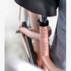 Alpina Ocean 18" pigecykel med fodbremse - misty pink