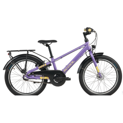 S'COOL troX Pro 20-N3 20" b�rnecykel i aluminium, 3 gear, fodbremse - lilla