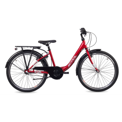 S'COOL ChiX 24-N3 24" b�rnecykel med 3 gear og fodbremse - dybr�d