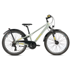 S'COOL troX Pro 24-K7 24" juniorcykel med 7 gear - gr�