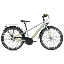 S'COOL troX Pro 24-N3 24" juniorcykel med 3 gear, fodbremse - gr�