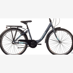 S'COOL chiX 26-N3 26" pigecykel med fodbremse, 3 gear - m�rkegr�