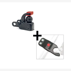 Hebie F1 anh�nger koblingss�t inkl. sadelpindsadapter � sort