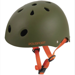 Cykelhjelm Polisport Urban Radical Tag S 53-55 cm - mat gr�n/orange