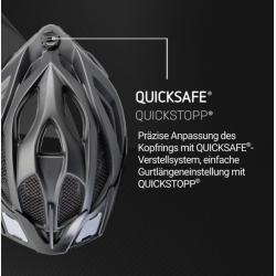 Cykelhjelm KED Spiri II Trend L 55-61 cm - sort mat