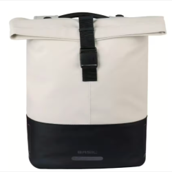 Dobbelt cykeltaske Basil Cove MIK 28-32L 14 x 29 x 36 cm - hvid/sort