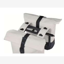 Dobbelt cykeltaske Basil Cove MIK 28-32L 14 x 29 x 36 cm - hvid/sort