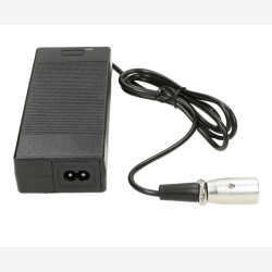 Batterioplader XLR 4-pin Neutrik 36V 2A PMU3 - blandt andet Koga, Sparta, Batavus ION