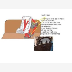 Melia baby/sm�b�rns indsats monteringss�t 3P ladcykel tr�