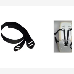 Melia monteringsstropper til babyindsatsen 2x160 cm - sort