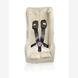 Melia baby-/sm�b�rnsindsats Comfort med 5-punktssele (7-18 mdr.) - imiteret lammeskind - hvid