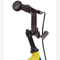 B�rnecykel Bikefun "No Rules" 18 tommer med fodbremse - sort/gul