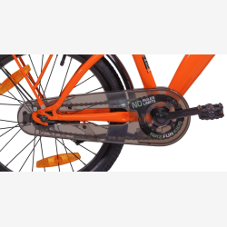B�rnecykel Bikefun "No Rules" 18 tommer med fodbremse - orange