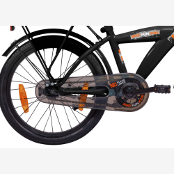 B�rnecykel Bikefun "No Rules" 18 tommer med fodbremse - sort