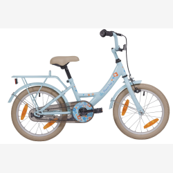 B�rnecykel 16" Bikefun Flower Fun, med fodbremse - bl�