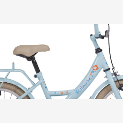 B�rnecykel 16" Bikefun Flower Fun, med fodbremse - bl�