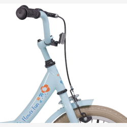 B�rnecykel 16" Bikefun Flower Fun, med fodbremse - bl�