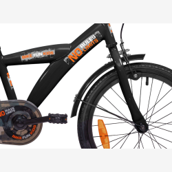 B�rnecykel Bikefun No Rules 16 tommer med fodbremse - matsort