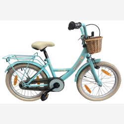 B�rnecykel Bikefun Girly 18 tommer - med kurv og fodbremse - bl�