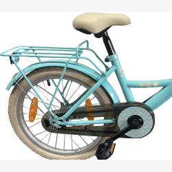B�rnecykel Bikefun Girly 18 tommer - med kurv og fodbremse - bl�