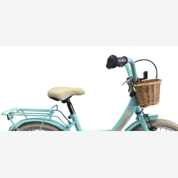 B�rnecykel Bikefun Girly 18 tommer - med kurv og fodbremse - bl�