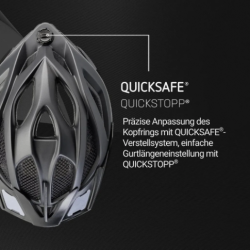 Cykelhjelm KED Spiri II Trend M (52-58 cm) - mat sort