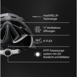 Cykelhjelm KED Spiri II Trend M (52-58 cm) - mat sort