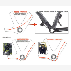 Praxis krankboksadapter M24  Shimano BB30 PF30 Road 68mm