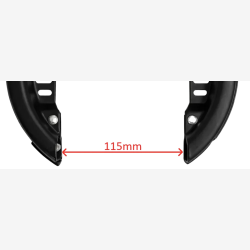 Edge Fatbike ringl�s - sort