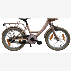 B�rnecykel Bikefun Girly 16 tommer - med kurv og fodbremse - st�vet rosa