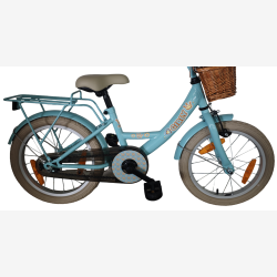 B�rnecykel Bikefun Girly 16 tommer - med kurv og fodbremse - bl�