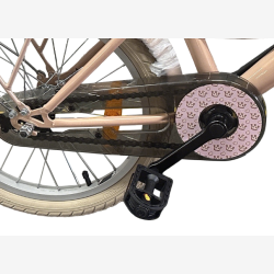 B�rnecykel Bikefun Girly 18 tommer - med kurv og fodbremse - st�vet rosa
