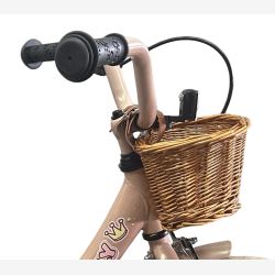 B�rnecykel Bikefun Girly 18 tommer - med kurv og fodbremse - st�vet rosa