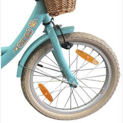 B�rnecykel Bikefun Girly 18 tommer - med kurv og fodbremse - bl�