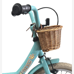 B�rnecykel Bikefun Girly 18 tommer - med kurv og fodbremse - bl�