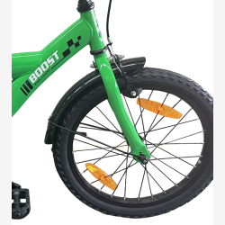 B�rnecykel Bikefun Boost 18 tommer med fodbremse - gr�n