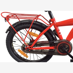 B�rnecykel Bikefun Boost 18 tommer med fodbremse - r�d