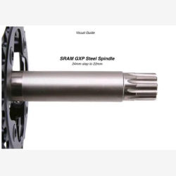 Praxis krankboksadapter M24 Sram GPX BSA Road racer/MTB 68-73mm