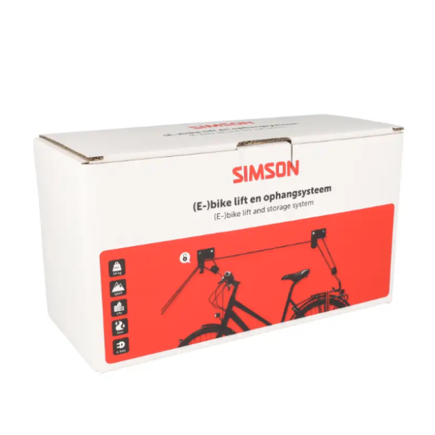 Simson elcykel / cykellift og suspension system (op til 54 kg)