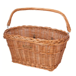 Wicker cykelkurv Basil Davos - 46x29x22 cm - natural